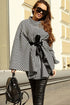 'Eira' Plaid Houndstooth Coat - Celes Fashion